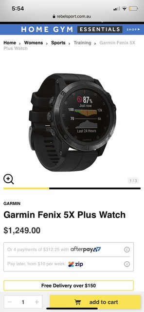 fenix 5x sale